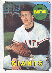 1969 Topps Baseball Cards      041      Bob Barton